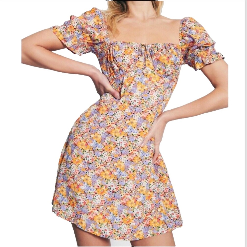 FAITHFULL THE BRAND Iris Mini Dress Meja Floral 2